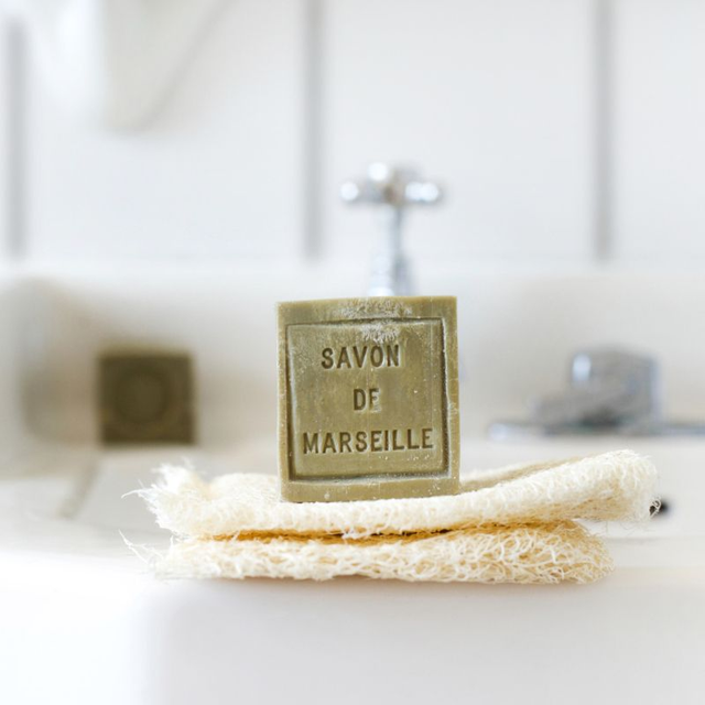 Véritable Savon de Marseille à l&#039;huile d&#039;olive - Cube 300 g - En vrac