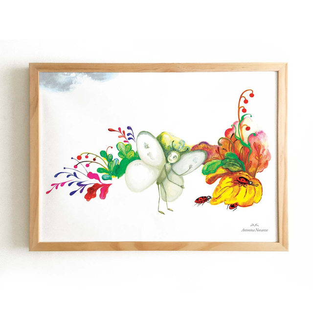 Affiche &quot;Papillon&quot;