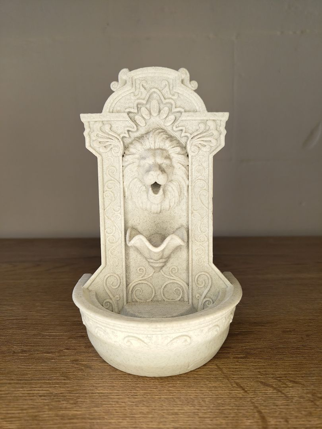 3D Druck: Löwenmonument Räucherkegel Brunnen