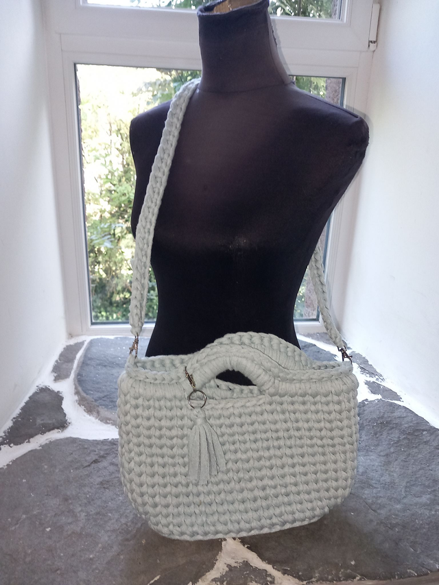 Sac à main bleu ciel