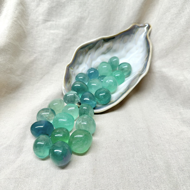 Green Fluorite Tumble