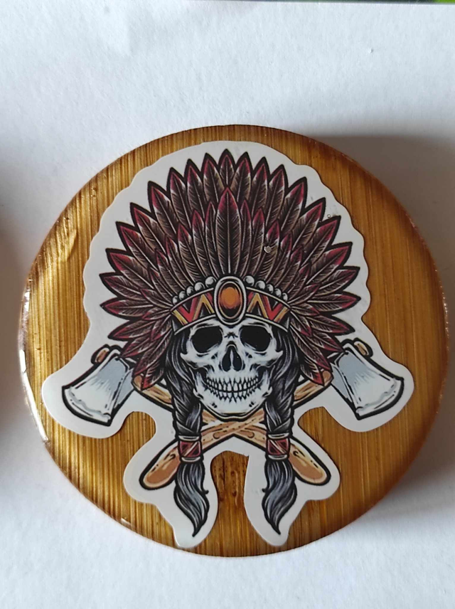 Décapsuleur Tête de mort magnétique frigo