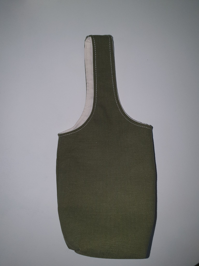 Porte bouteille vert intérieur écru