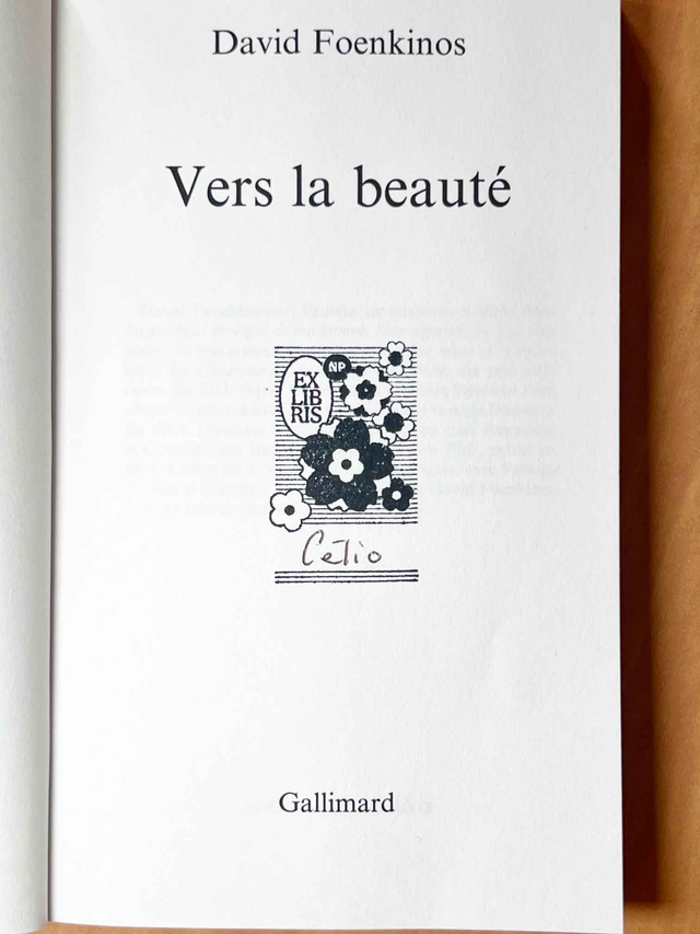 Ex-libris - Fleurs japonaises