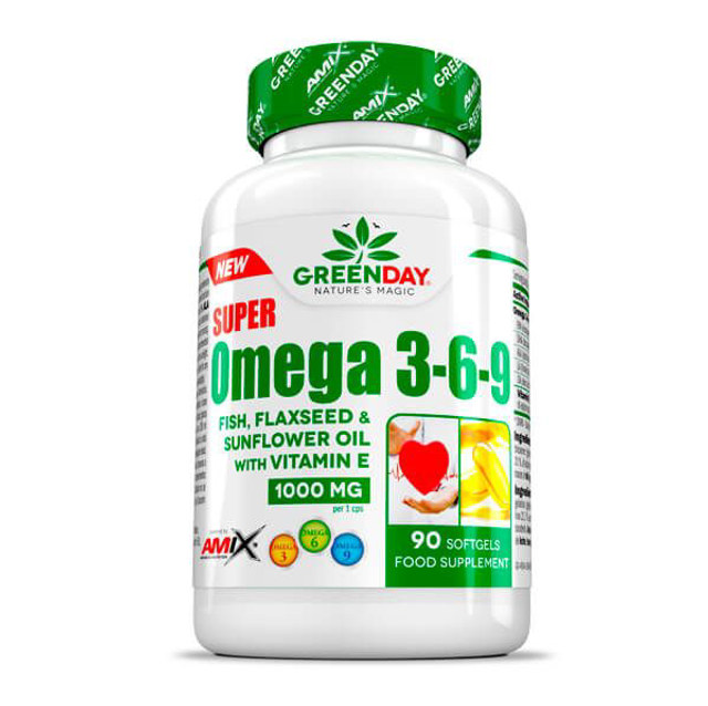 GreenDay – Super Omega 3-6-9 (90cps)