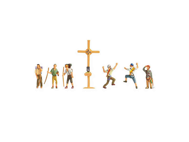 Randonneurs avec croix Noch 15874 H0