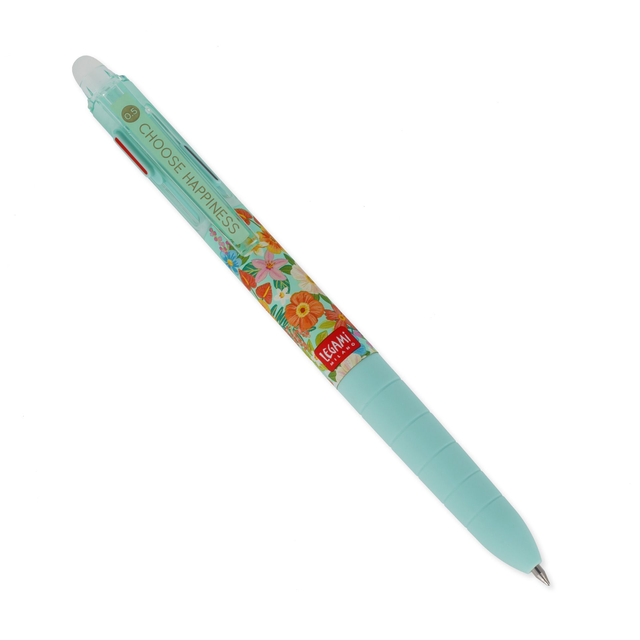 Penna Gel Cancellabile 3 Colori Flowers - Erasable Pen Legami
