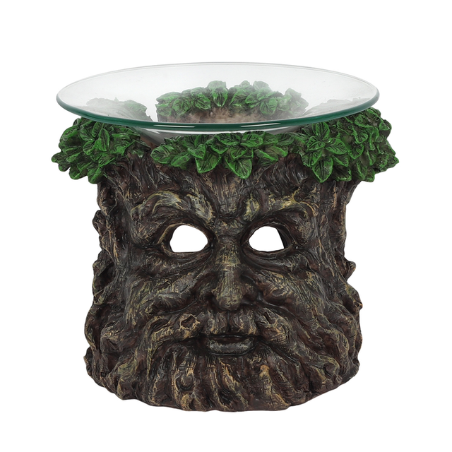 Old Green Man Tealight Wax Burner Man Of The Wood