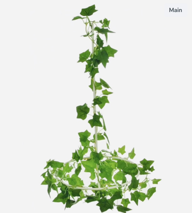 Ivy Garland Natual Green