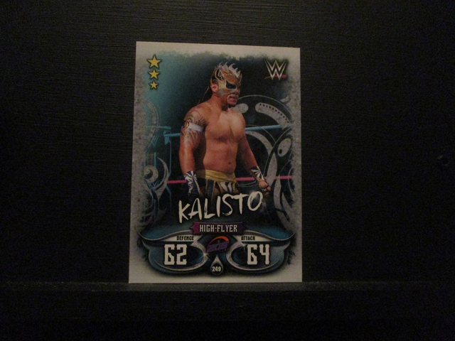 Kalisto - W 205 Live Slam Attax Live Original Trading Card #249