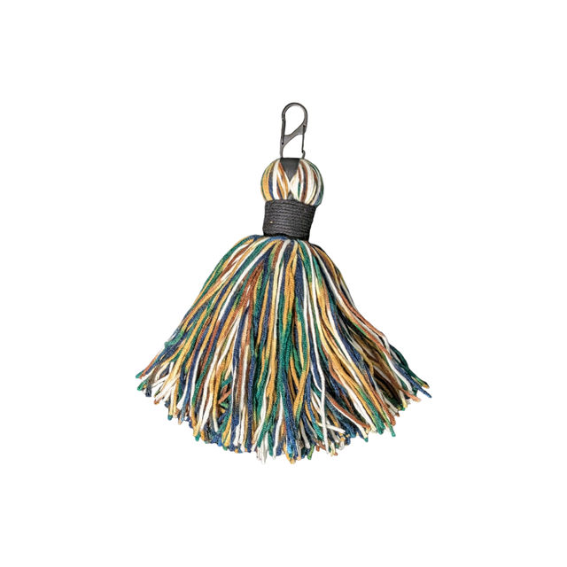Green, Yellow, White Mix Tassel