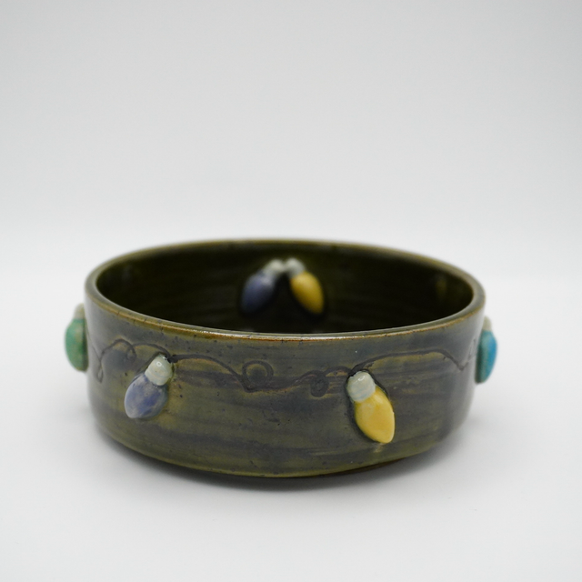 Lyskæde Skål Grøn