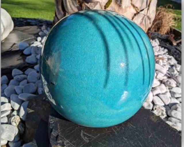Boule “ Turquoise Crack “ ø 37