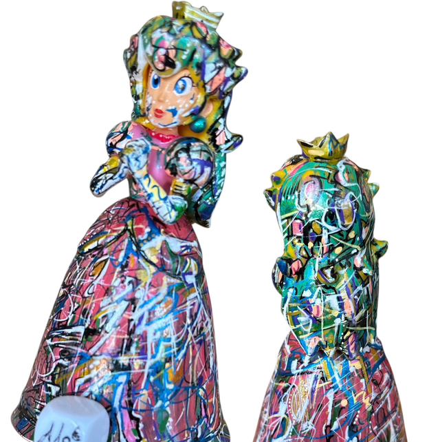 Figurine du monde Mario jolie princesse Peach 13 cm