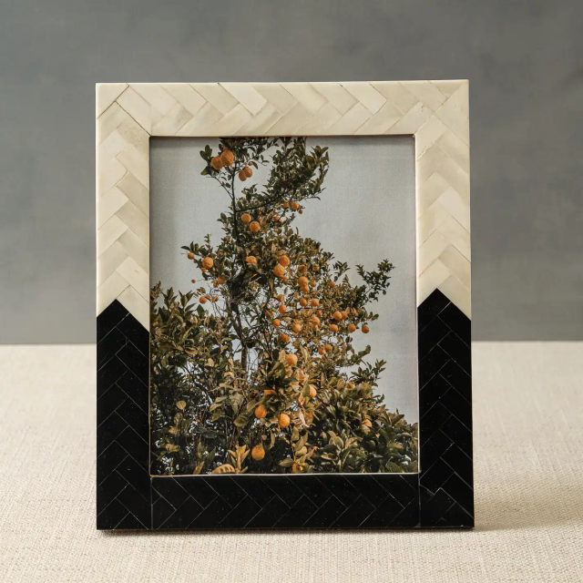 LG Chevron Bone Photo Frame