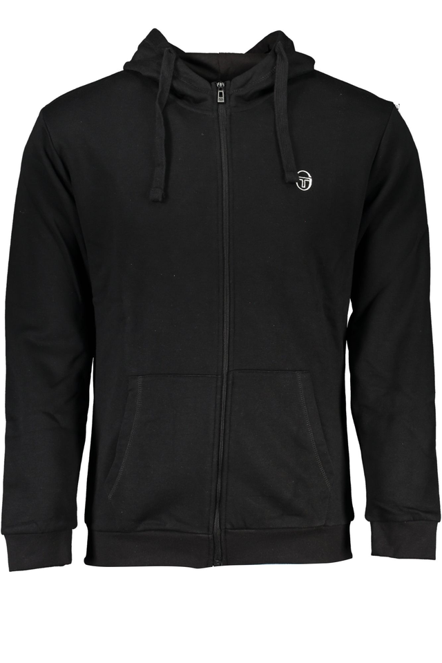 7195SERGIO TACCHINI FELPA CON ZIP UOMO NERO