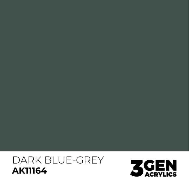 3rd Gen. Acrylics 164 Dark Blue Grey