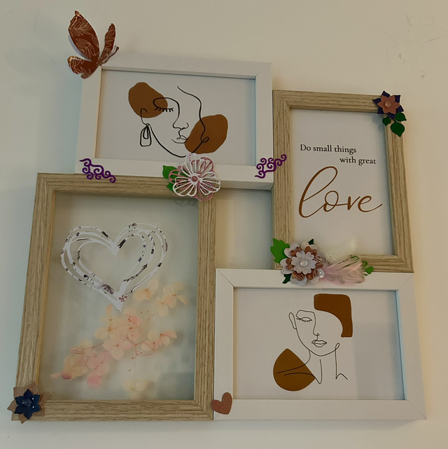 Cadre pèle mêle à accrocher