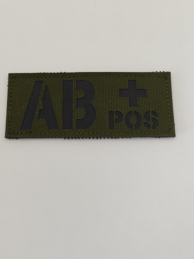 AB positive IR laser cut blood group 