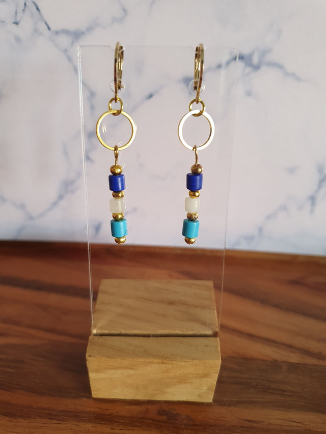 Boucles d'oreilles gold Mathilde