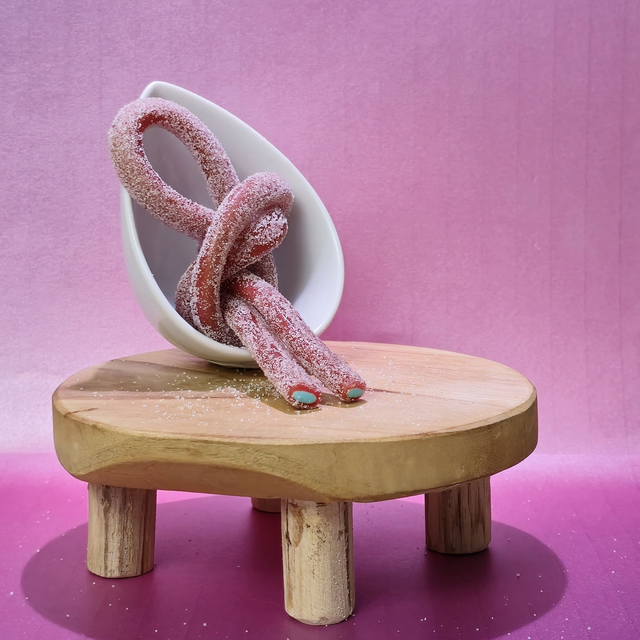 Maxi Câbles Acidulé  - Bubble-gum