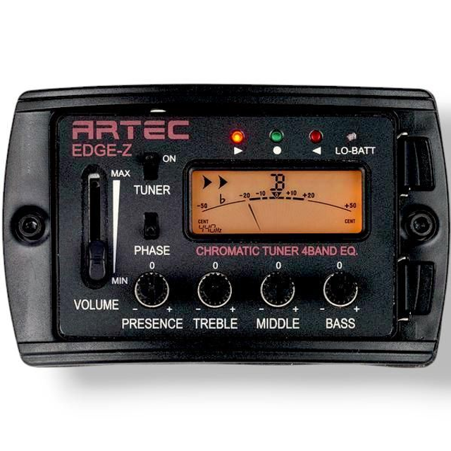 PRE AMPLIFICADOR 4 BANDAS C/AFINADOR P/ VIOLÃO ARTEC