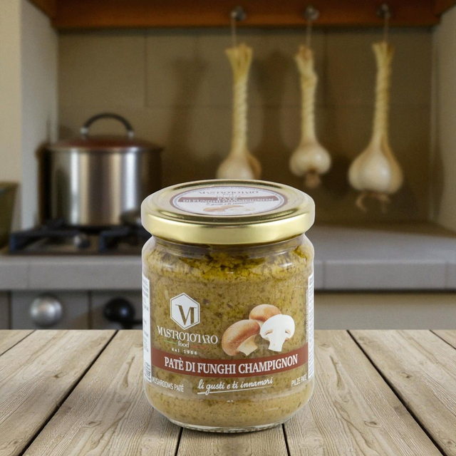 Patè di funghi champignon - Mastrototaro Food - 180gr