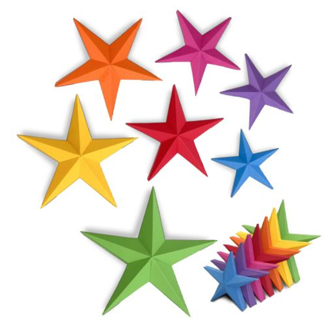 7 Bright Stars Paper Craft Kit