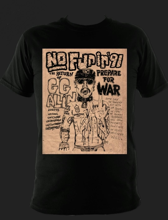 GG Allin 'No Fun' T-shirt