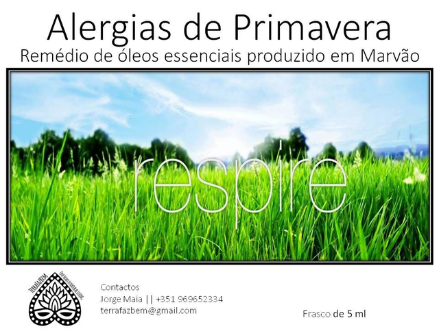 Respirar - composto aversão a polens 5ml