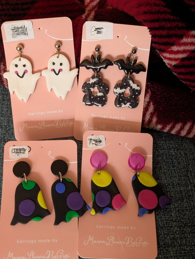 Halloween dangling earrings 