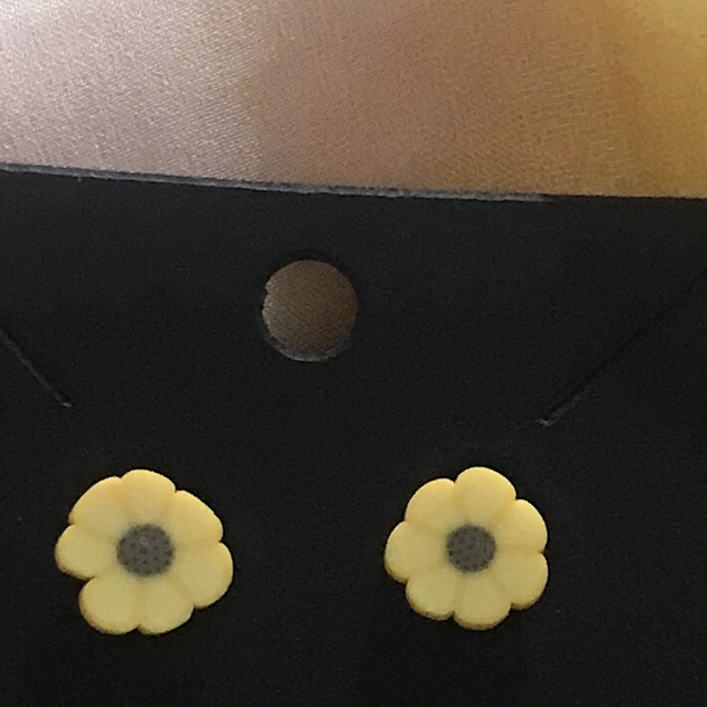 Children Yellow Earrings - Non Metal - CYE06