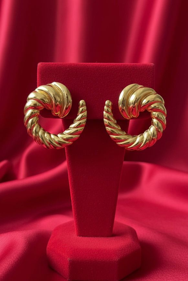 Brinco Coquillage Doré