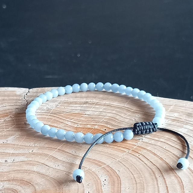 Bracelet ajustable en Angélite
