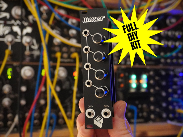 Eurorack Mixer Module DIY Kit/PCB 4-Channel Inverted