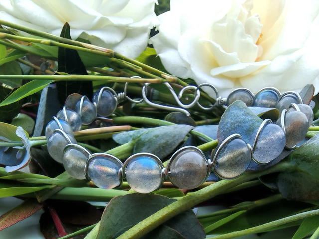 Bracelet antique Labradorite