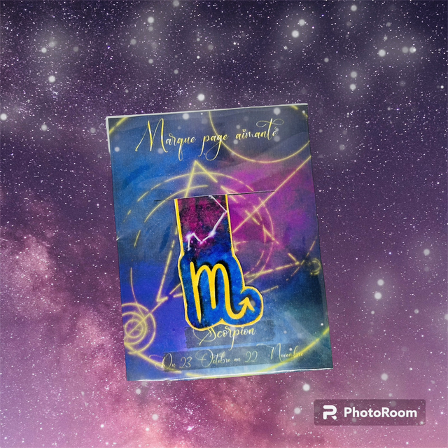 Marque pages magnétique Scorpion