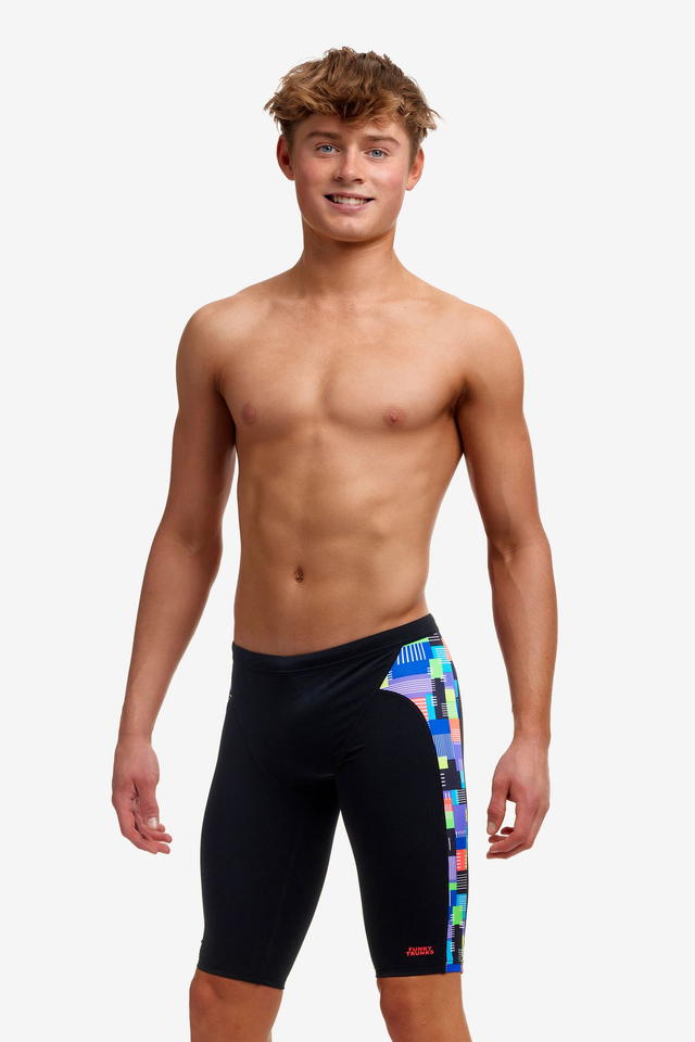 BOY&#039;S FUNKY TRUNKS CHIP SET TRAINING JAMMERS