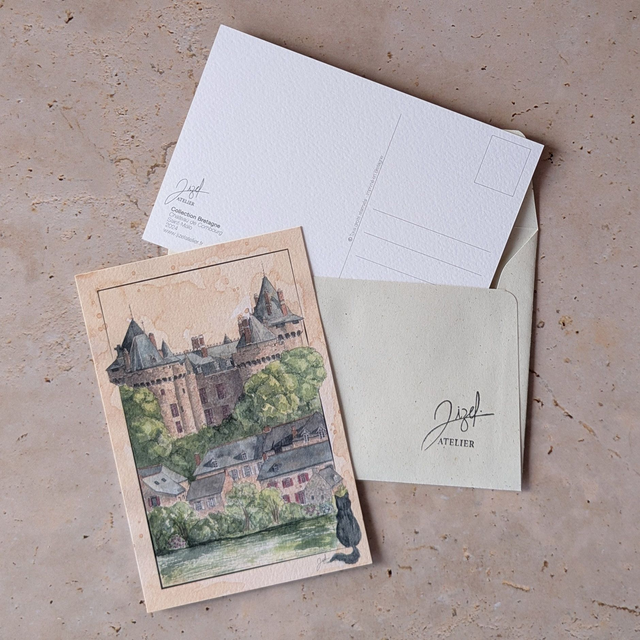 Carte postale - Bretagne - Combourg