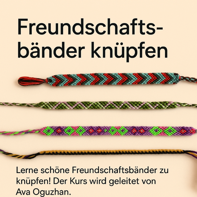 Freundschaftsbänder knüpfen: Jänner