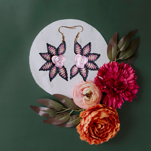 Boucles d'oreilles fleur