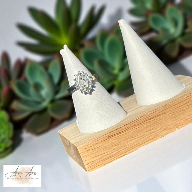 Princess marquise ring