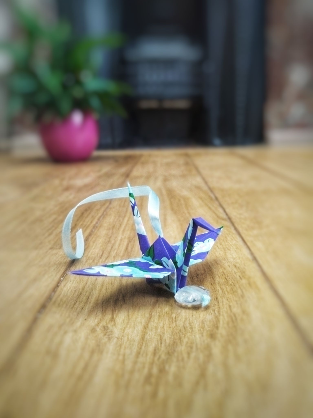 Suspension Origami – Grue de la Paix