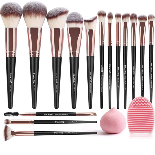 Set De 15 Pinceaux Teint &amp; Yeux