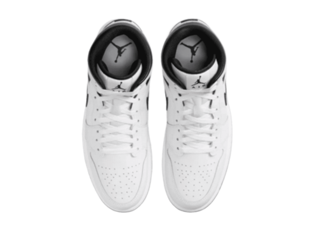 Air Jordan 1 Mid White/Black