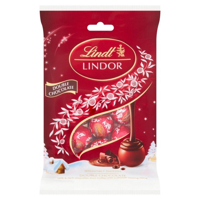 Lindt Lindor Double Chocolate Mini Truffles 80g