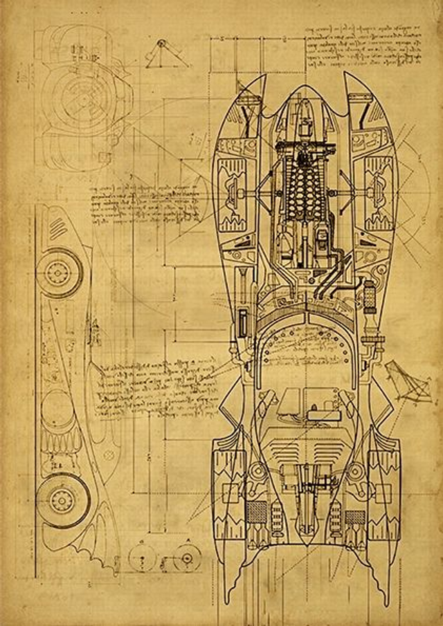 Batmobile daVinci limited edition 20/20