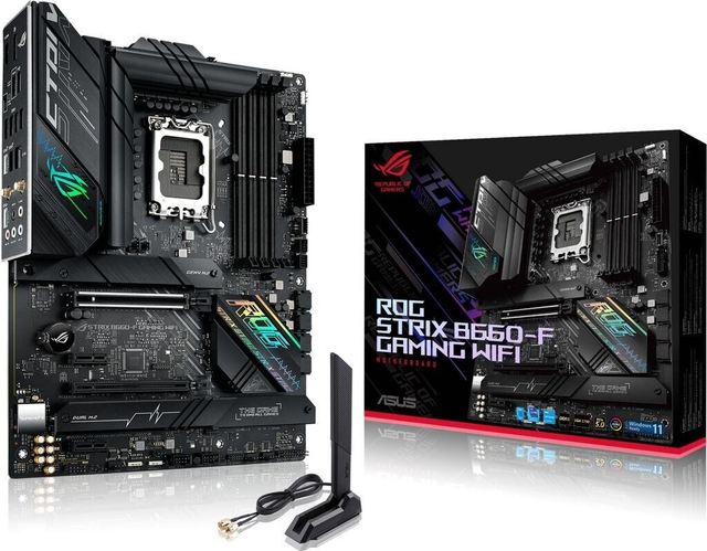 02.2.0059 – Scheda Madre ASUS ROG Strix B660‑F Gaming WiFi – ATX gaming per Intel 12ª/13ª/14ª Gen