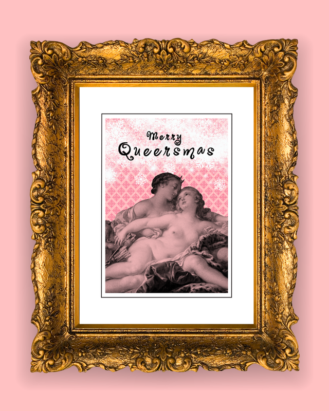 Card "Merry Queersmas" - Christmas limited edition