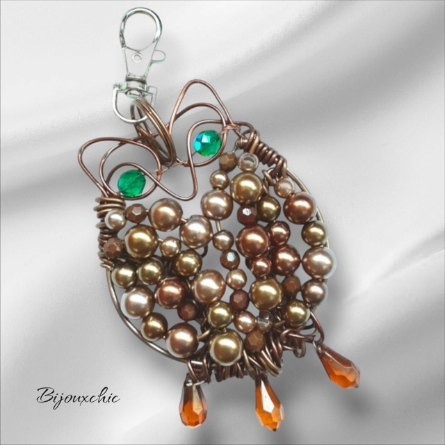 Bijou de sac Chouette